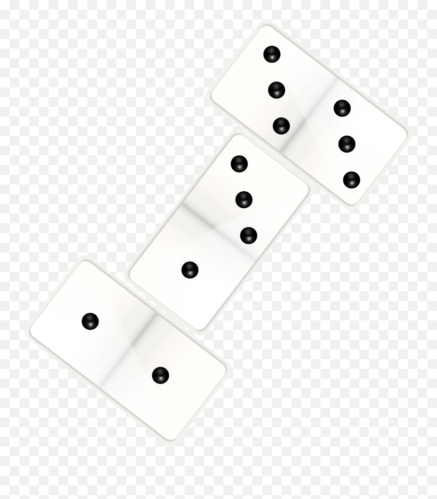 Dominoes Pieces Png Clipart - Transparent Domino Clip Art Emoji,Dominoes Clipart