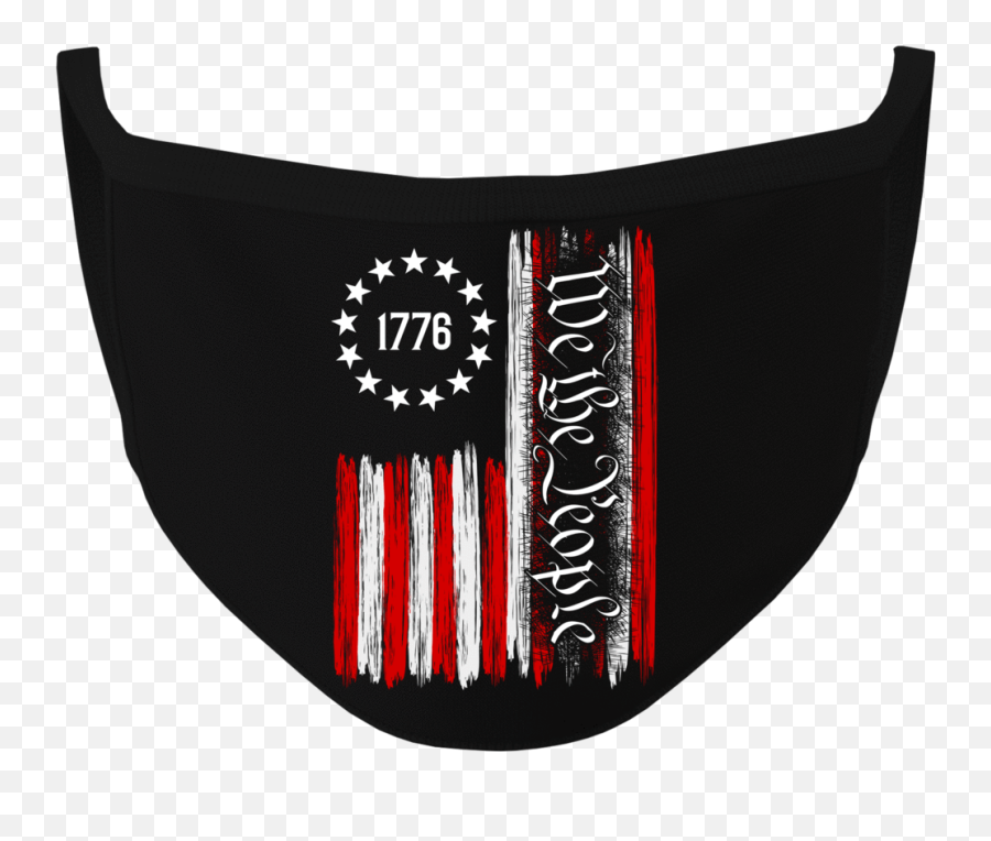 New Black Color We The People Washable Face Mask O Emoji,We The People Logo