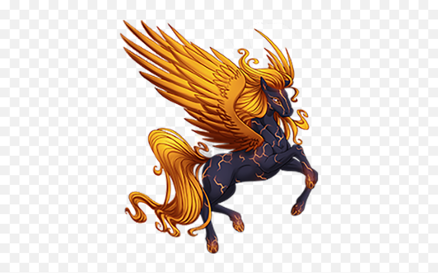 Golden Pegasus Png Images Download - Yourpngcom Emoji,Pegasus Clipart