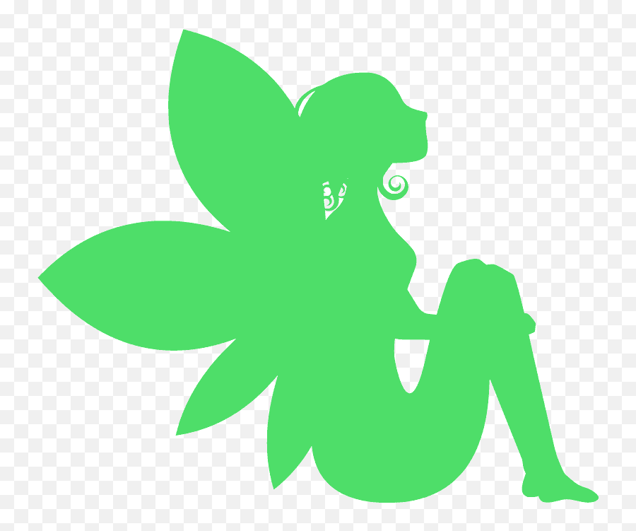 Fairy Silhouette - Free Vector Silhouettes Creazilla Emoji,Fairy Clipart Silhouette