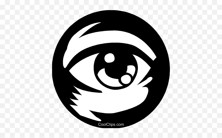 Eye Ball Royalty Free Vector Clip Art Illustration - Vc020279 Emoji,Eye Clipart Free