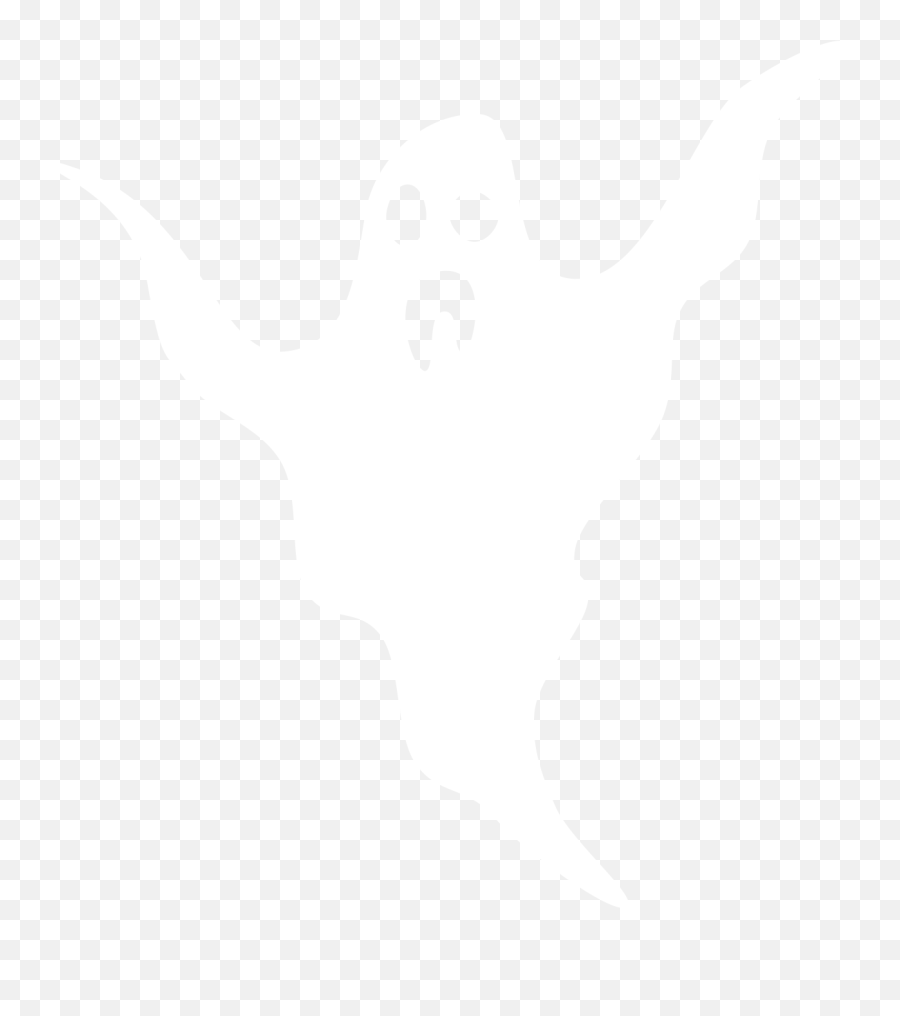 Halloween Ghost Silhouette Png Transparent Onlygfxcom Emoji,Transparent Ghosts