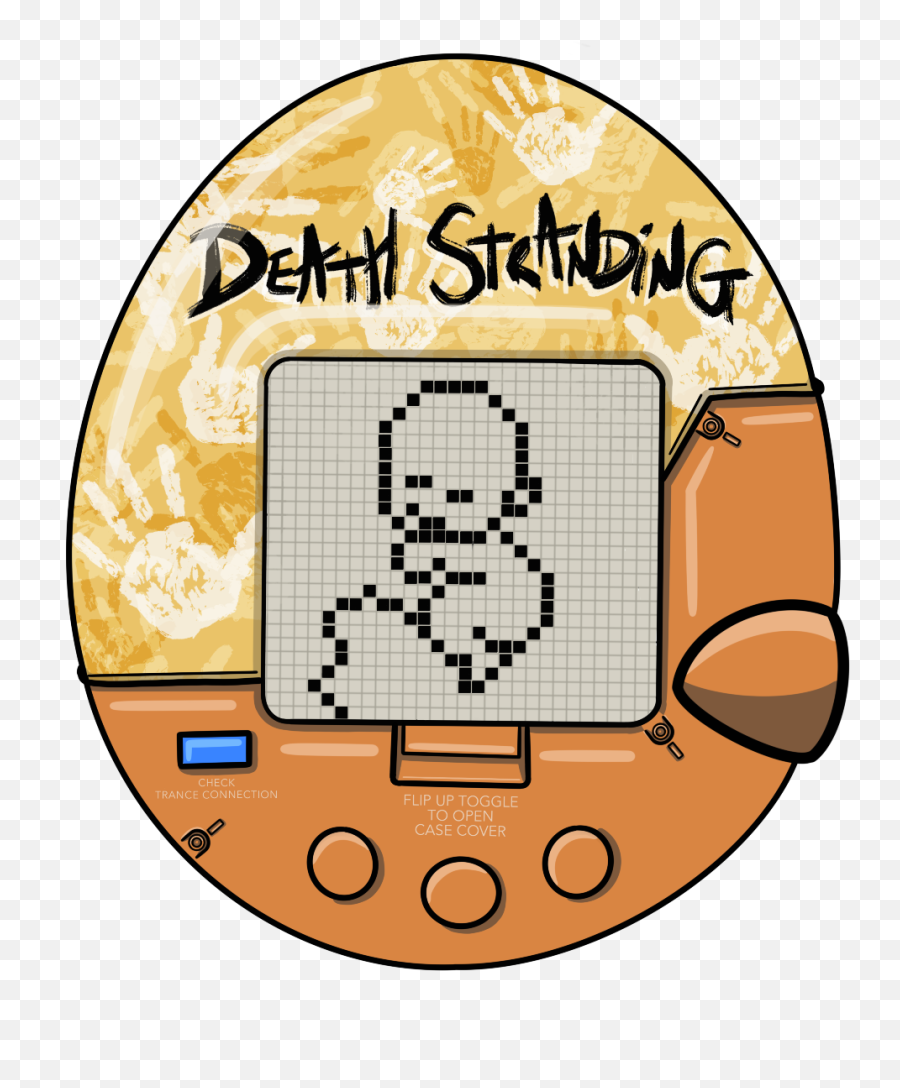 Death Stranding Tamagotchi Charm Sam - Dot Emoji,Death Stranding Logo