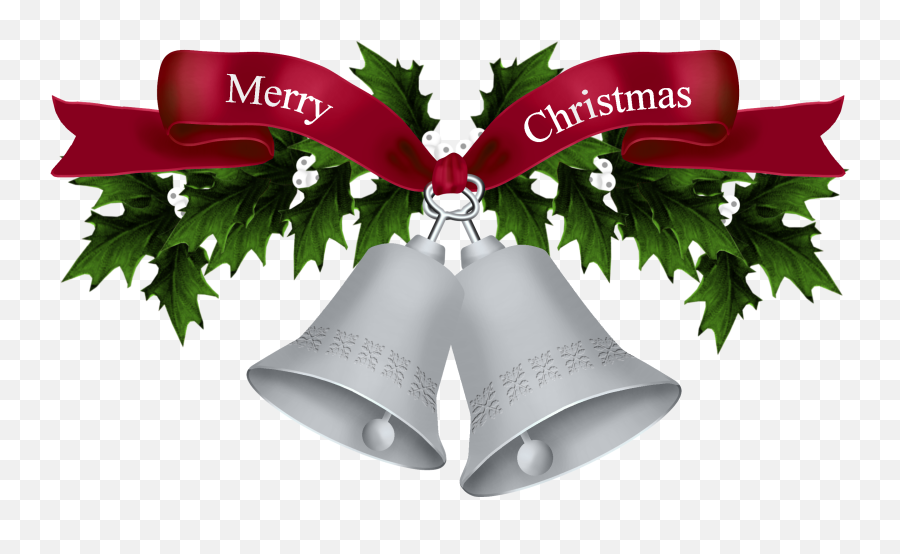 Bells Clipart Silver Bells Silver - Merry Christmas Bell Png Emoji,Christmas Bells Clipart