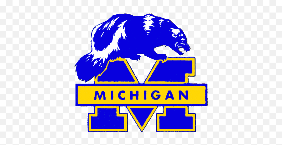 Michigan Logos - Michigan Wolverine Logo Emoji,Michigan Logo