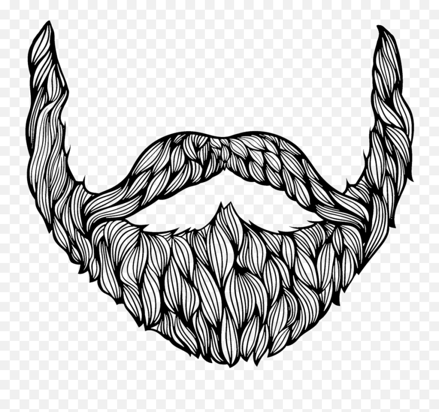 Beard Drawing - Drawing Of A Beard Emoji,Beard Transparent