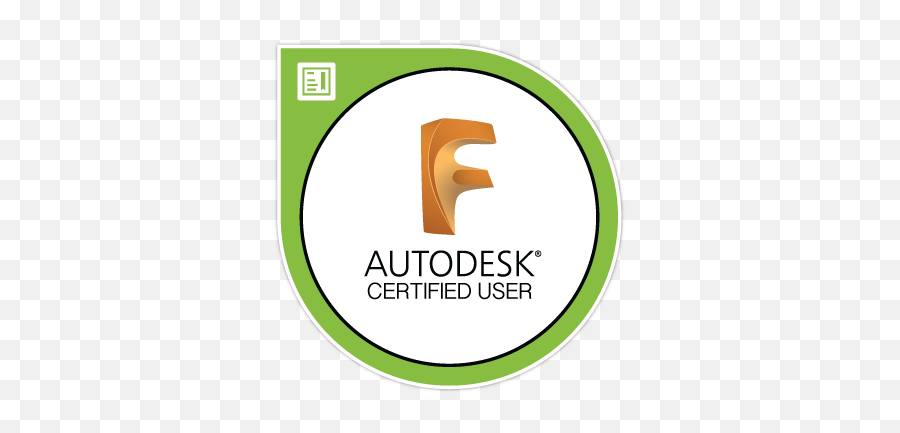 Autodesk Fusion 360 Certified User - Autodesk Certified User Emoji,Fusion 360 Logo