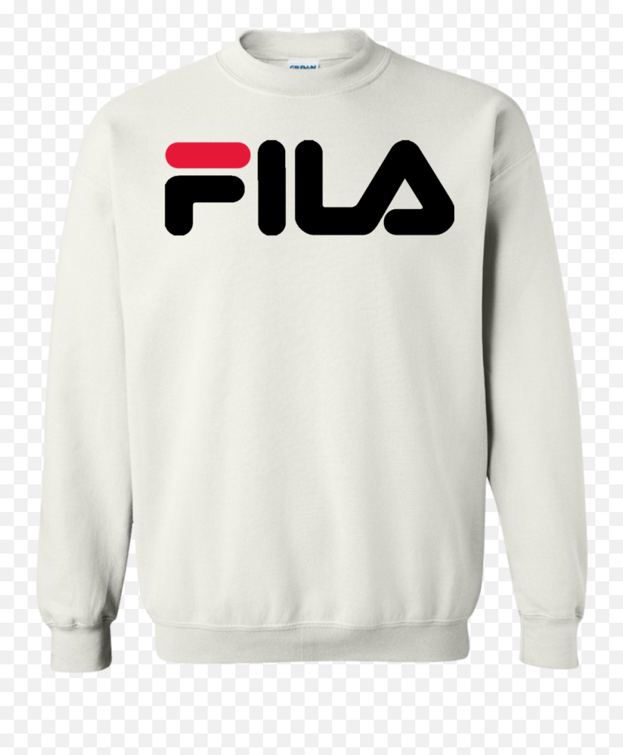 Fila Sweater Red Black Logo - Long Sleeve Emoji,Red And Black Logo