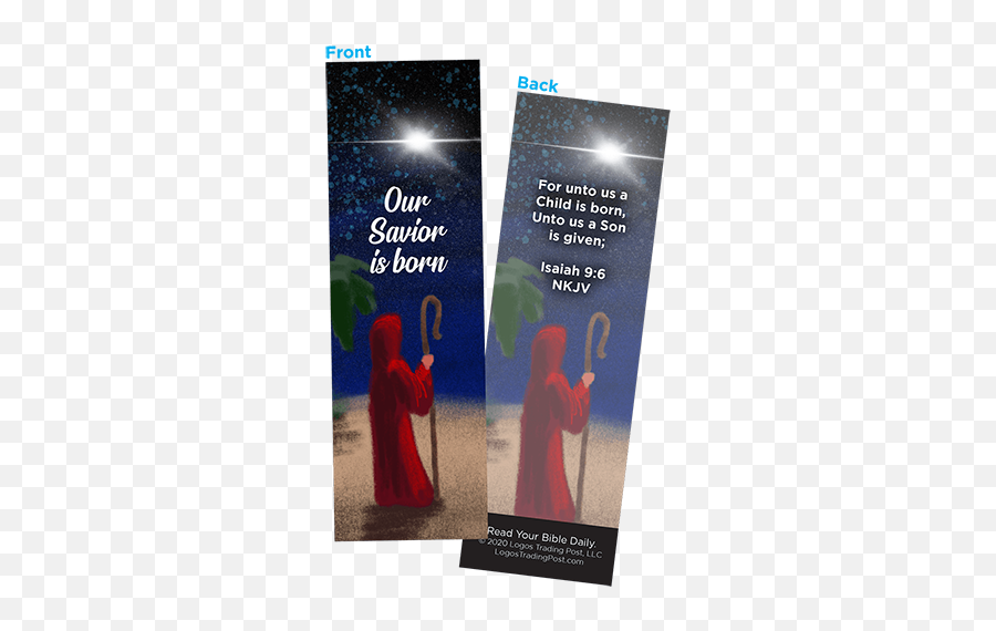 Children And Youth Bookmark Christmas Our Savior Is Born Isaiah 96 Pack Of 25 Handouts For Classroom Sunday School And Bible Study - Fictional Character Emoji,Christmas Logos