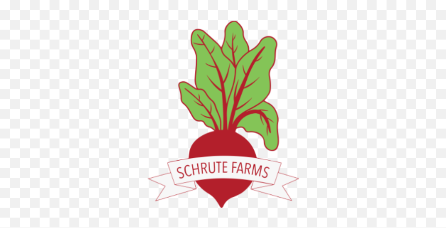 Schrute Farms - Schrute Farms Sticker The Office Emoji,Schrute Farms Logo