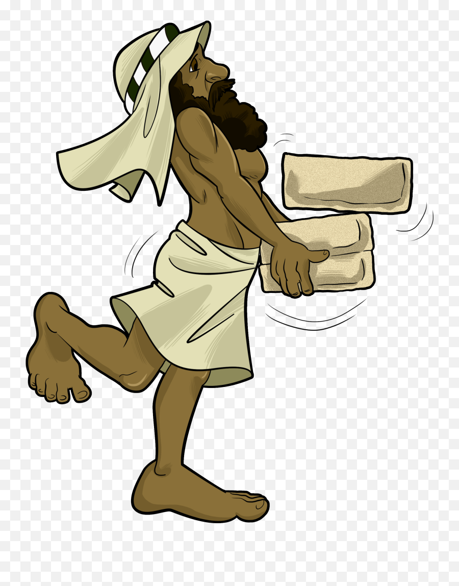 Clipart Sword Egyptian - Slavery In Egypt Bible Cartoon No Backround Emoji,Slavery Clipart