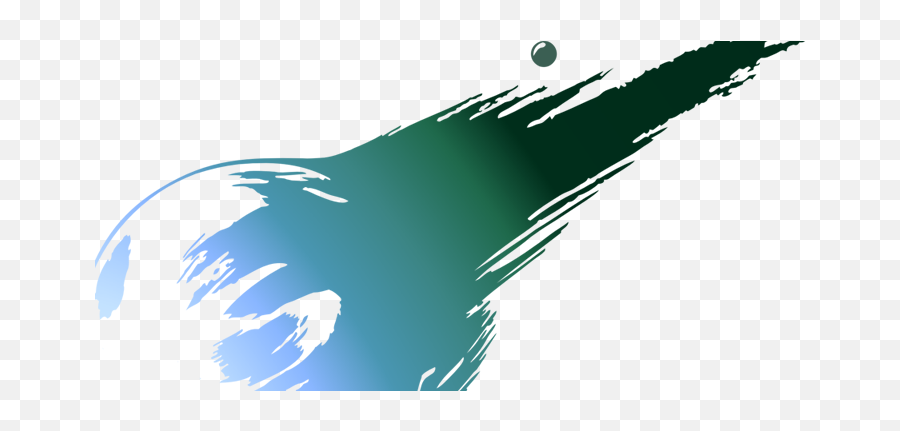 Download 5 - Final Fantasy Vii Comet Full Size Png Image Final Fantasy 7 Logo Emoji,Final Fantasy 5 Logo