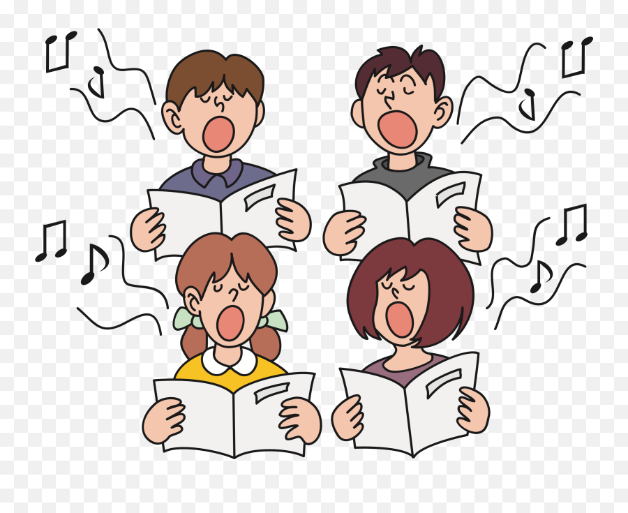 Choir Clipart Transparent Png Image - Singing Choir Transparent Background Emoji,Singing Clipart