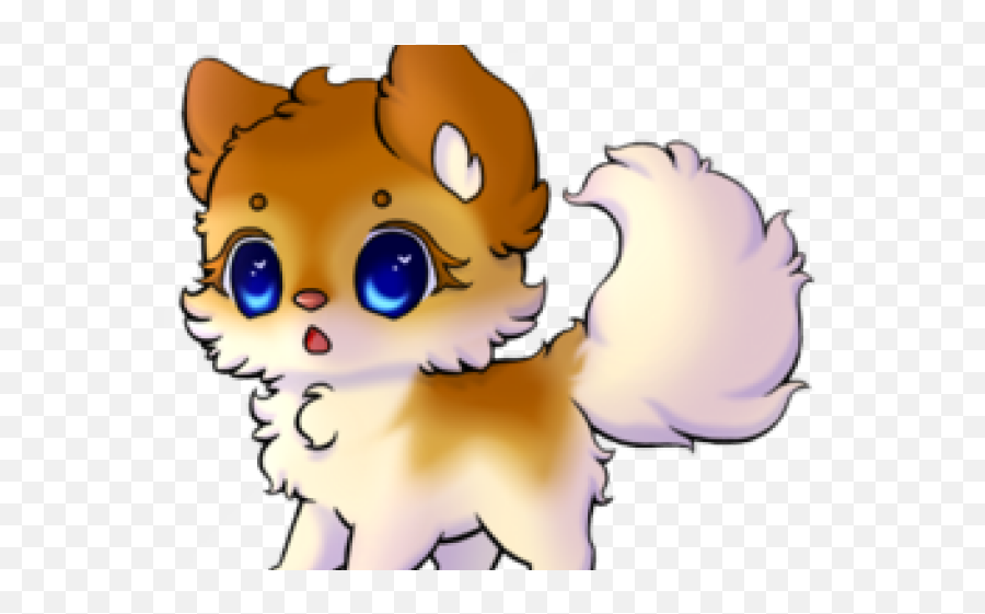 Pomeranian Clipart Chibi Emoji,Pomeranian Clipart