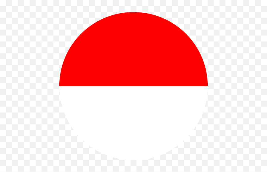 Vector Country Flag Of Indonesia - Circle Vector World Flags Flag Indonesia Png Vector Emoji,Circle Vector Png