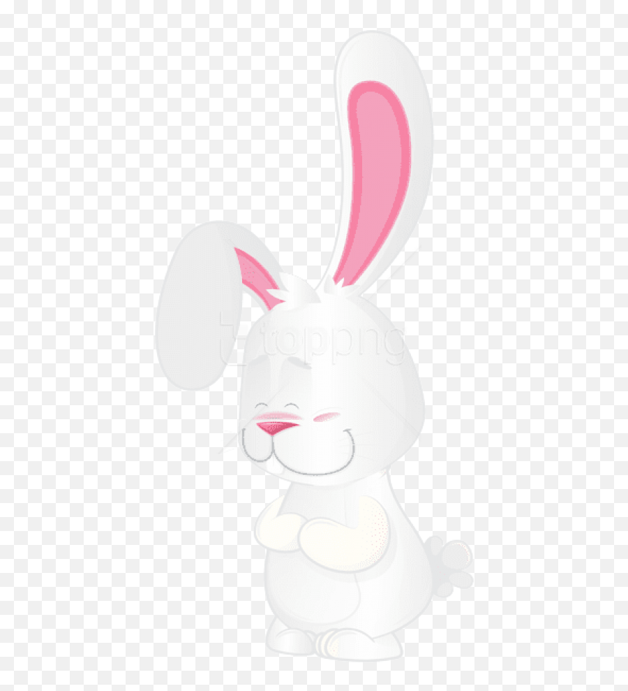 White Bunny Clip Art Transparent Png - Happy Emoji,Cute Bunny Clipart