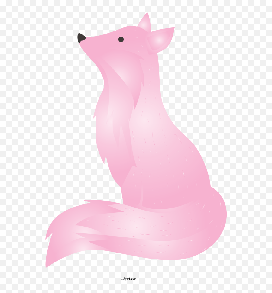 Animals Pink Magenta Drawing For Fox - Animal Figure Emoji,Transparent Animals