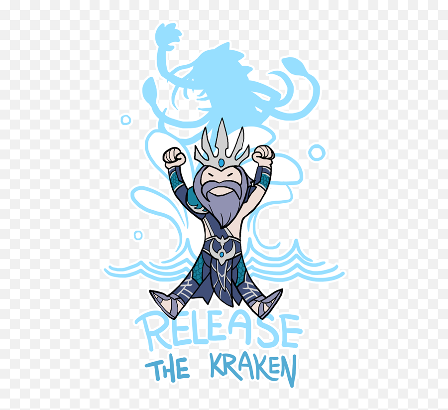 Release The Kraken By Zennore - Kraken Full Size Png Emoji,Kraken Png