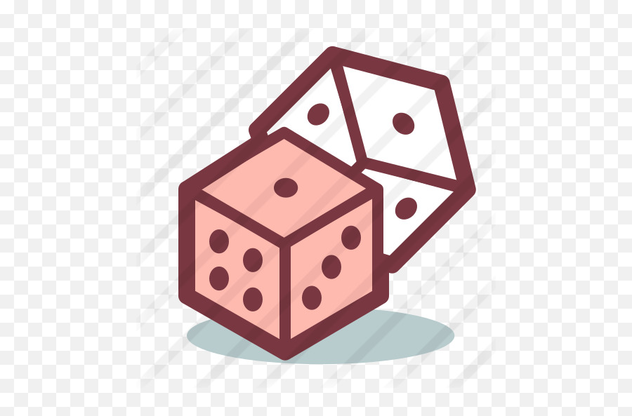 Dice - Pink Dice Icon Emoji,Dice Png