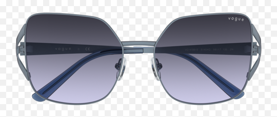 Sunglasses Vo4189s - Blue Grey Gradient Metal Vogue Emoji,Sunglasses Hut Logo