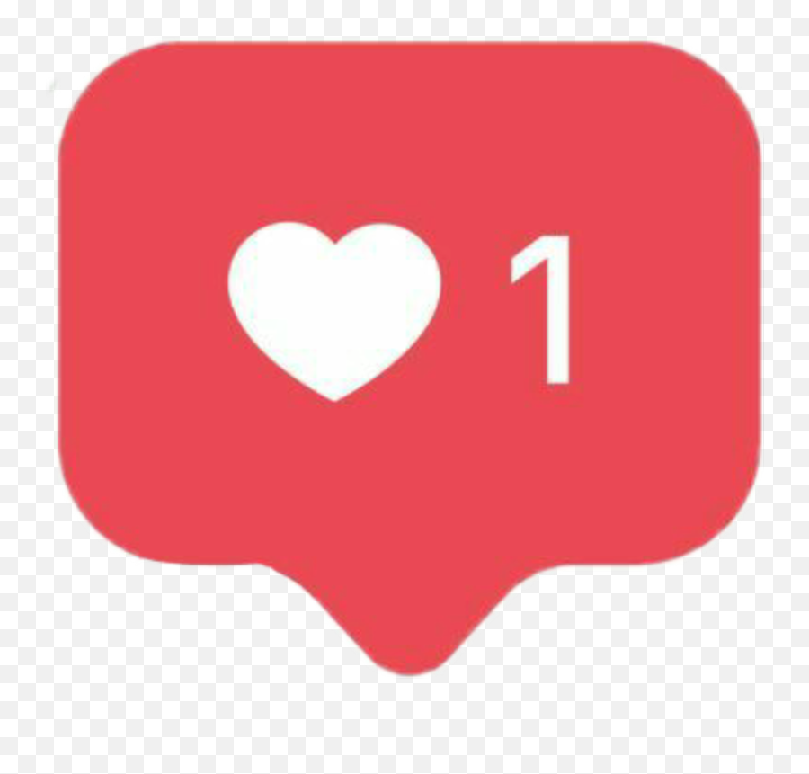 Instagram Heart Free Png Transparent - Transparent Instagram Likes Icon Emoji,Heart Png
