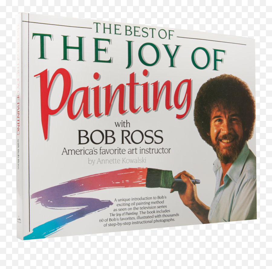 Bob Ross Books - The Joy Of Painting With Bob Ross Emoji,Bob Ross Transparent Background