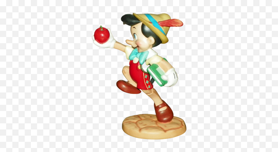 Wdcc Walt Disney Classics Collection Figurine Pinocchio Good Emoji,Apple Stem Clipart