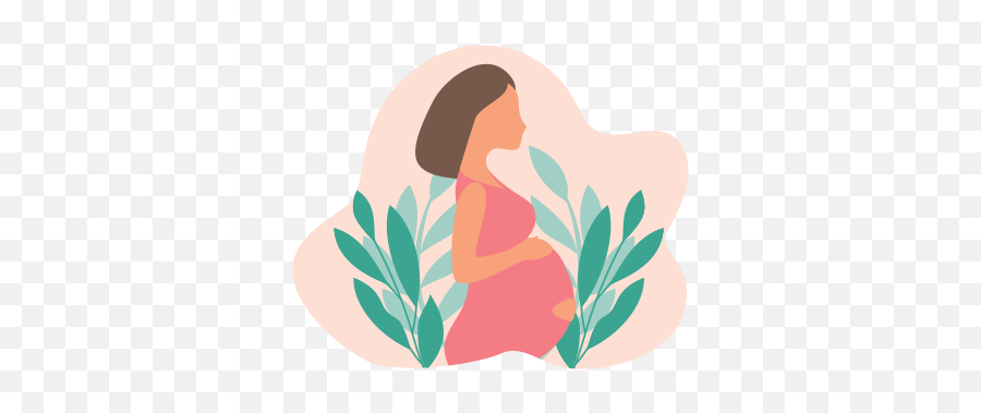 Pregnant Woman Logo Modern Flat Design Graphic By Emoji,Pregnant Lady Clipart