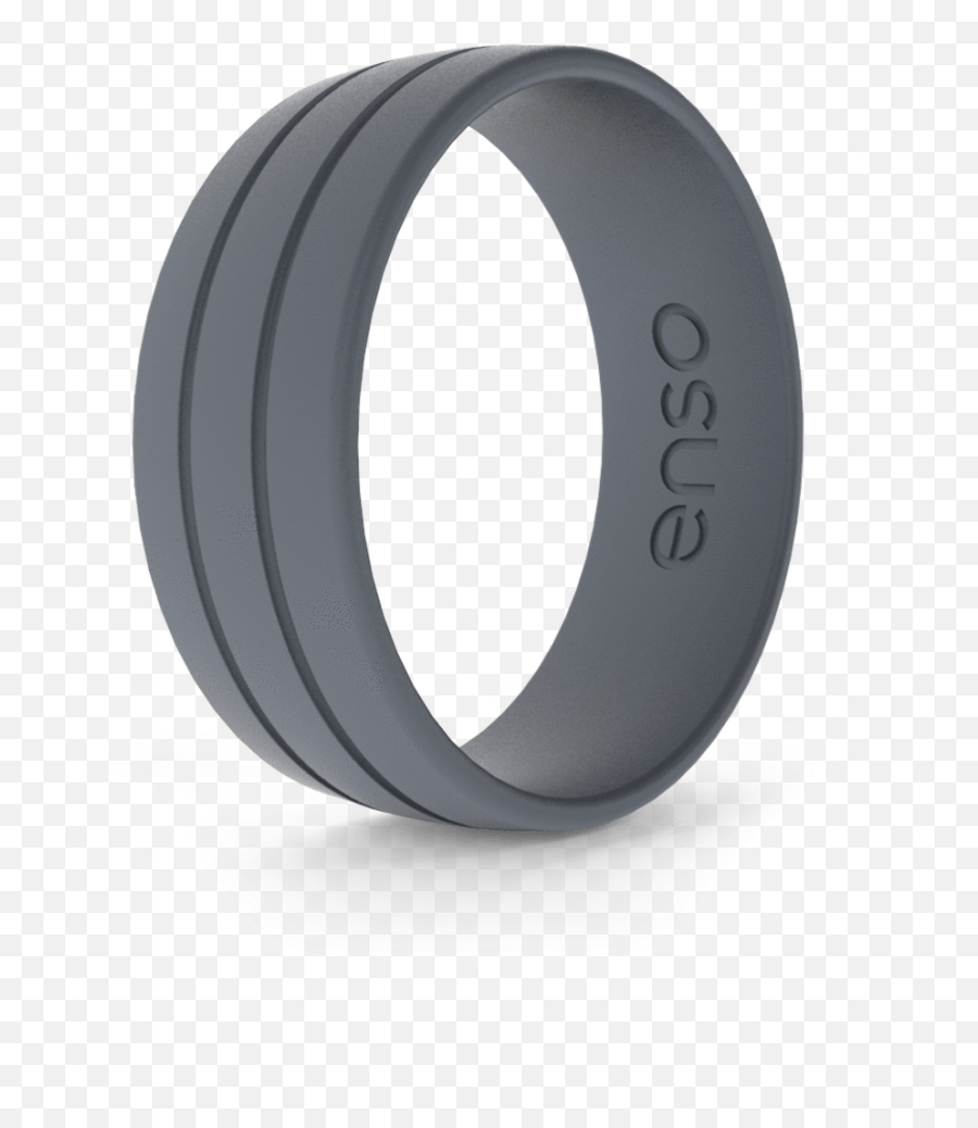 Ultralite Silicone Ring - Slate Enso Rings Emoji,Transparent Rings