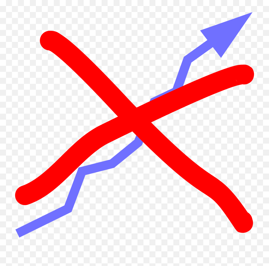 Filedécroissancesvg - Wikimedia Commons Emoji,Crossed Arrow Clipart