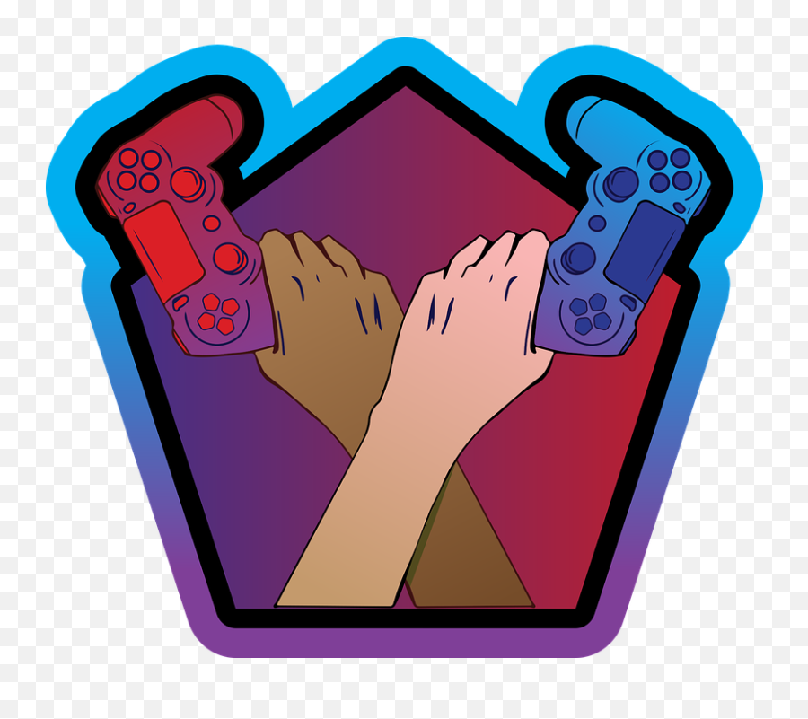 Gamer Joystick Gaming - Free Vector Graphic On Pixabay Emoji,Playstation Logo Vector
