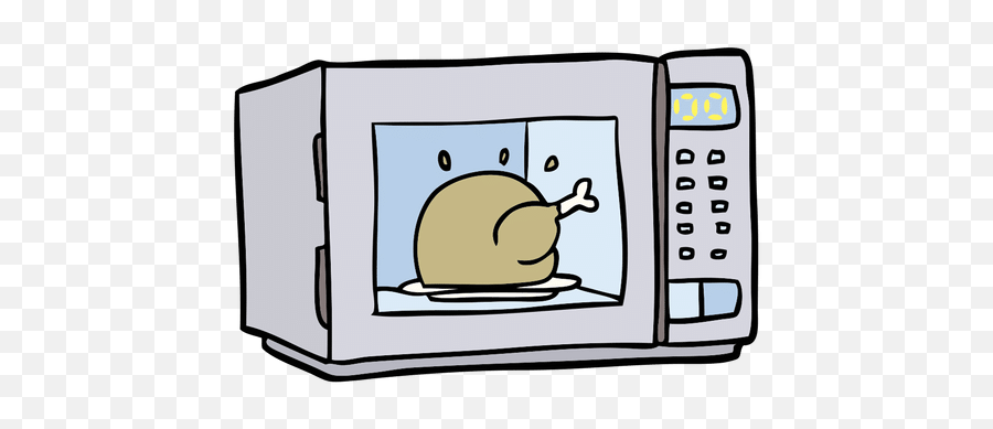 Download Microwave Vector Cartoon - Cartoon Microwave Oven Clipart Emoji,Oven Clipart