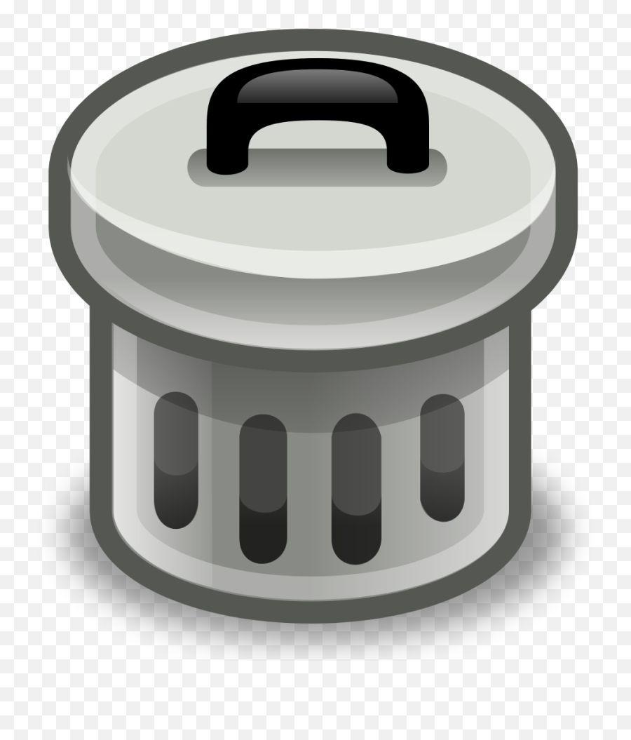 Trash Can - Trash Can Copyright Free Emoji,Trash Can Clipart
