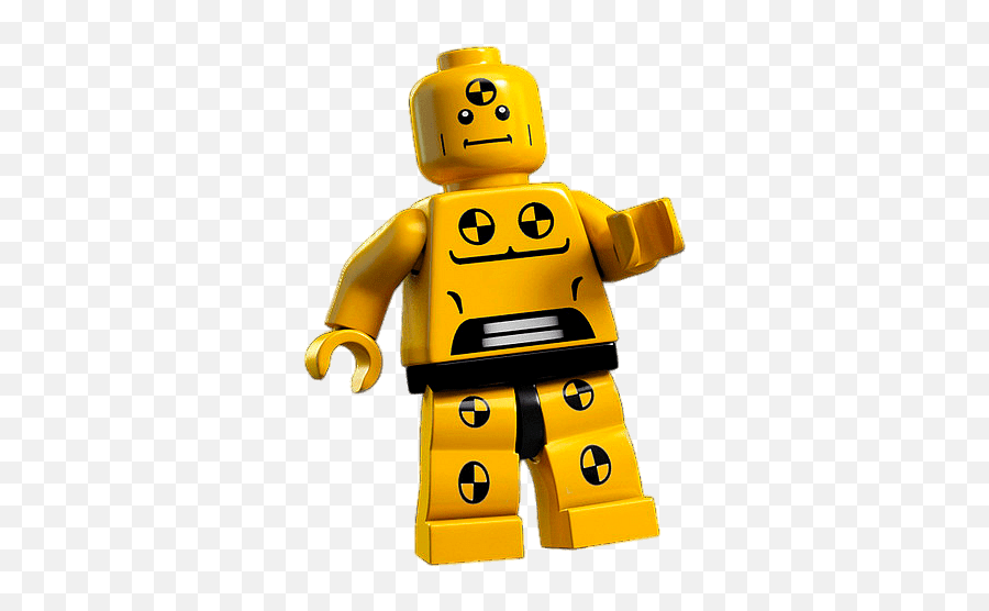 Lego Crash Test Dummy Transparent Png - Muñeco Png Emoji,Lego Png