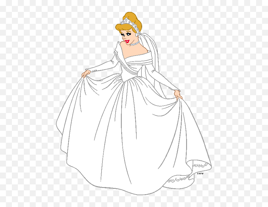 New Dresses Disney Princess Lineup - Disney Princess Photo Cinderella Wedding Dress Cartoon Emoji,Cinderella Clipart
