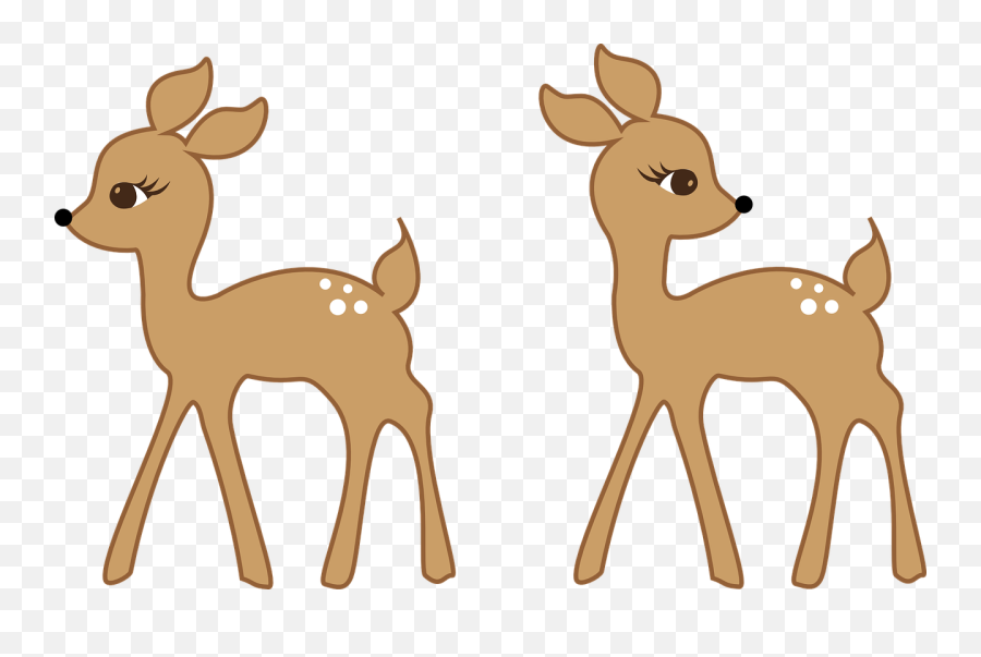300 Free Deer U0026 Reindeer Vectors - Pixabay Reh Comic Emoji,Deer Head Clipart