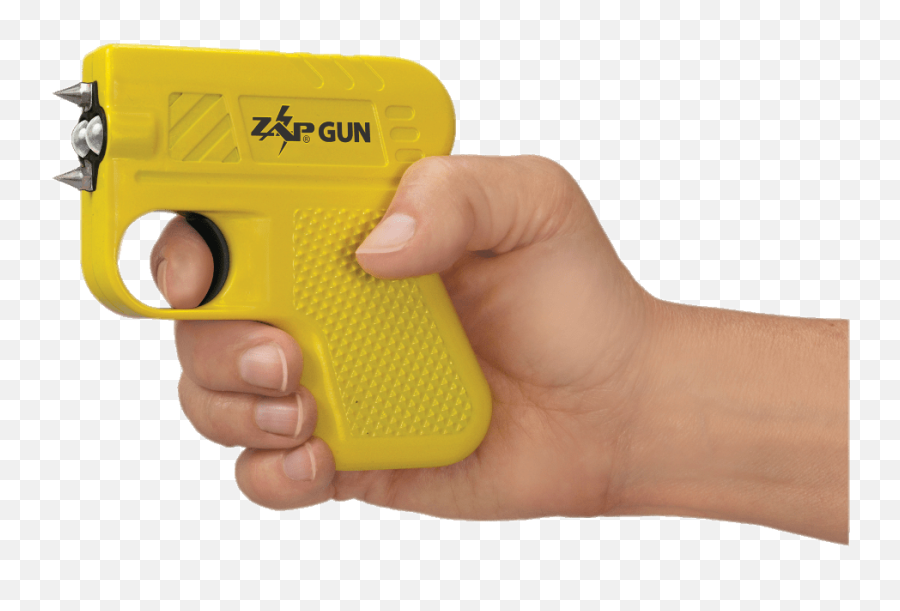 Download Zap Gun Stun Gun In Hand - Weapons Emoji,Gun Hand Png