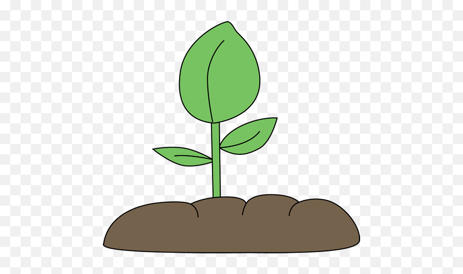 Cartoon Plant Clipart Kid - Soil Clipart Png Emoji,Plant Clipart