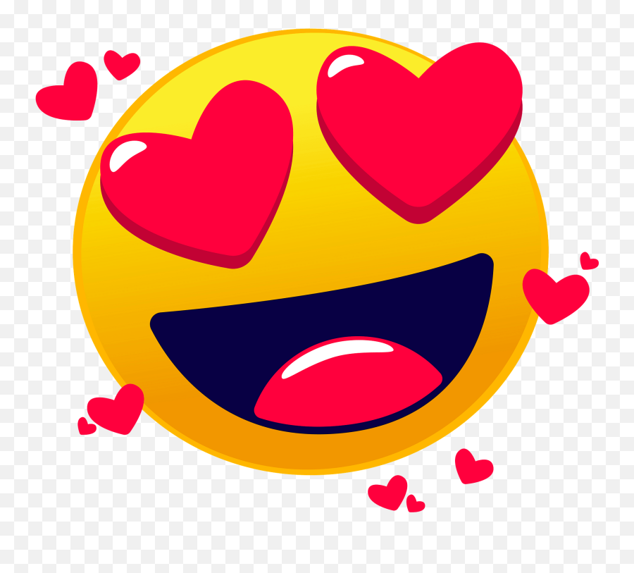 Heart Eyes Emoji Clipart,Heart Eyes Emoji Png
