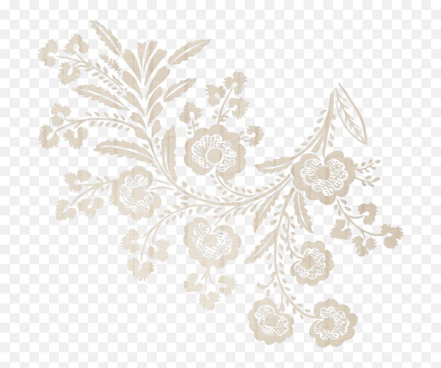 Lace Transparent Background - Powerpoint Backgrounds For Lace And Flowers Png Emoji,Image With Transparent Background