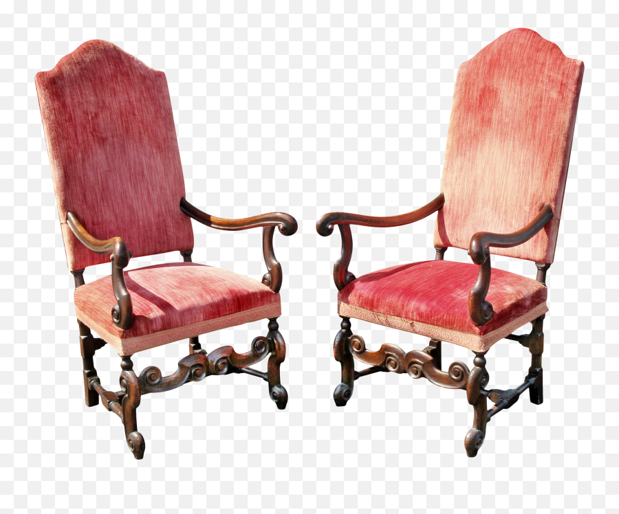 William And Mary Style Walnut Armchairs - A Pair Queen Anne Back Emoji,William And Mary Logo