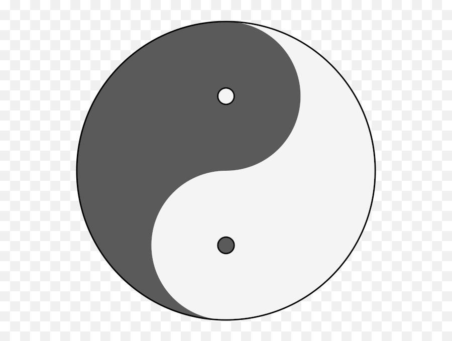 Fileyinyangsvg - Wikimedia Commons Yin And Yang Symbol Emoji,Yin And Yang Png