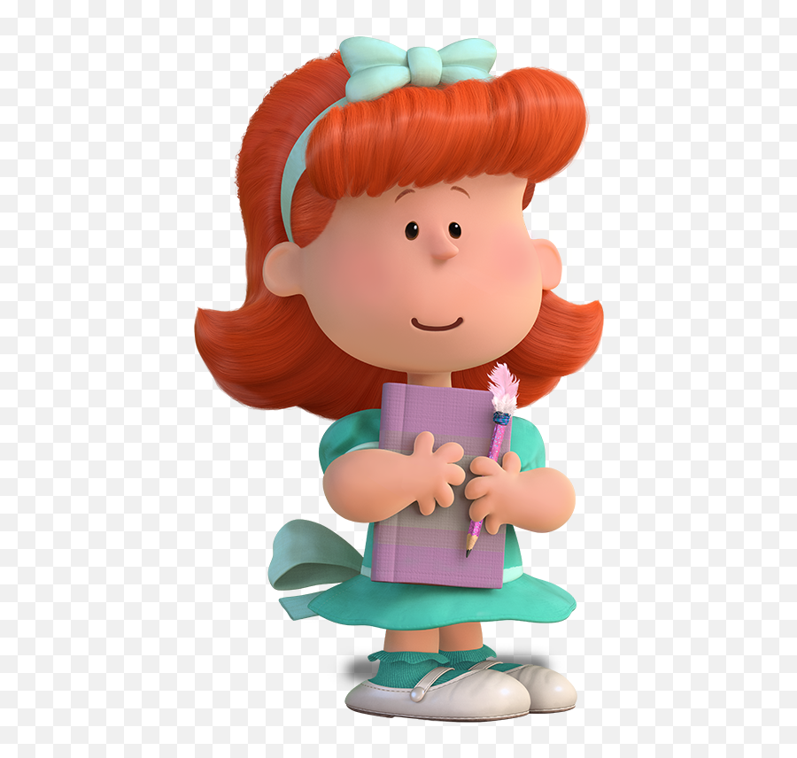 Peanuts Clipart November - New Charlie Brown Characters Peanuts Movie Red Haired Girl Emoji,Peanuts Clipart