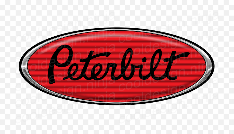 Red And Black Peterbilt Emblem Skins 3 - Oval Emoji,Red And Black Logo
