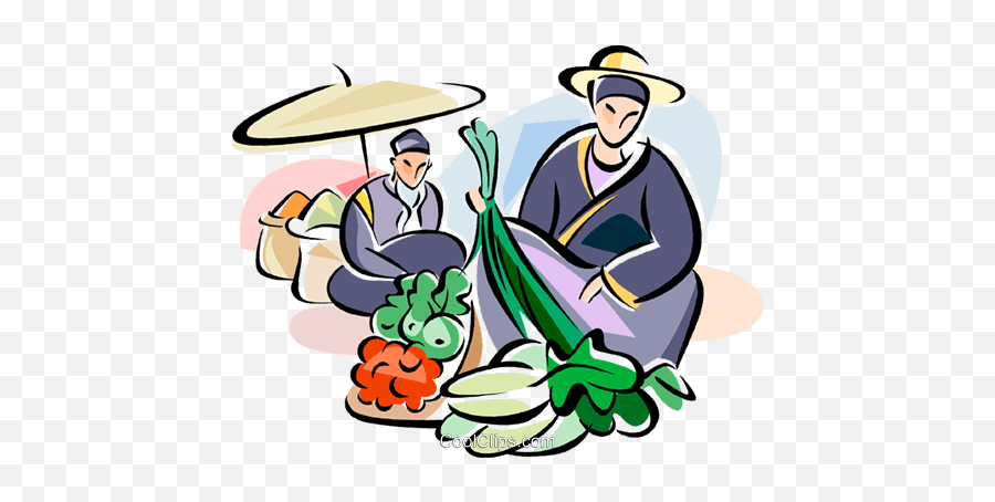 Chinese Food Market Royalty Free Vector - Chinese Market Clipart Emoji,Market Clipart