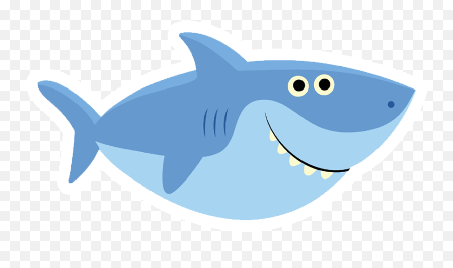 Baby Shark Super Simple Song - Cartoon Transparent Background Shark Emoji,Baby Shark Clipart