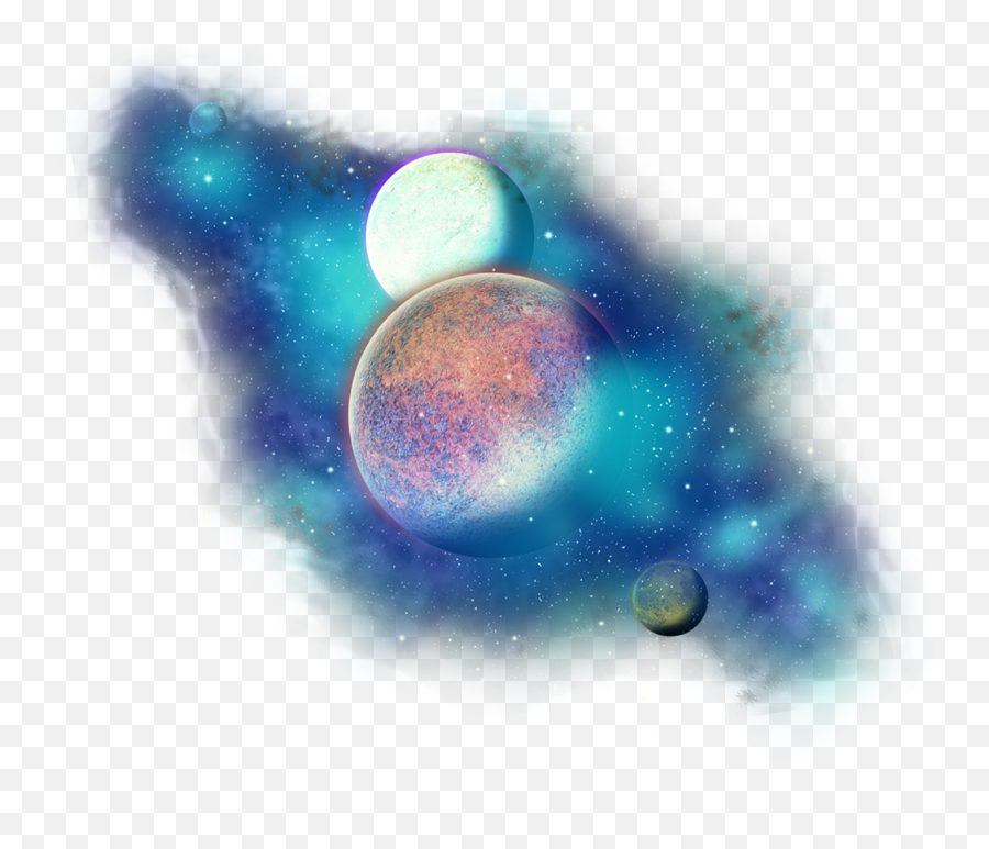 Transparent Background Planet Png Png - Transparent Background Galaxy Transparent Emoji,Planet Png