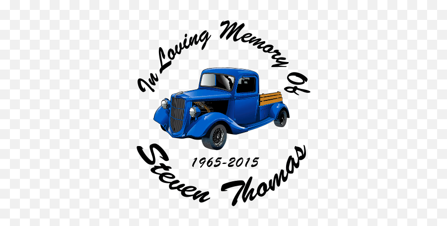 Classic Truck Memorial Die - Verkindere Emoji,In Loving Memory Clipart