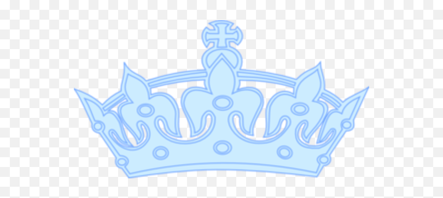Blue Crown Md Free Images At Clkercom - Vector Clip Art Princess Crown Gol Clipart Emoji,Cartoon Crown Png