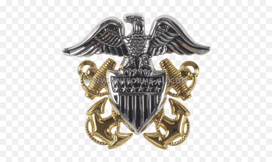 U - Us Navy Officer Cap Device Emoji,Us Navy Anchor Logo